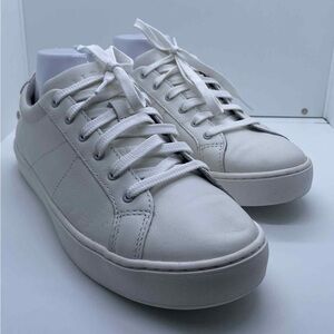 L.L. Bean Classic White Leather Lace-Up Shoes Women’s Size 9.5